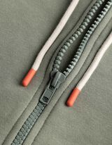 Sweatjacke - Print - grün