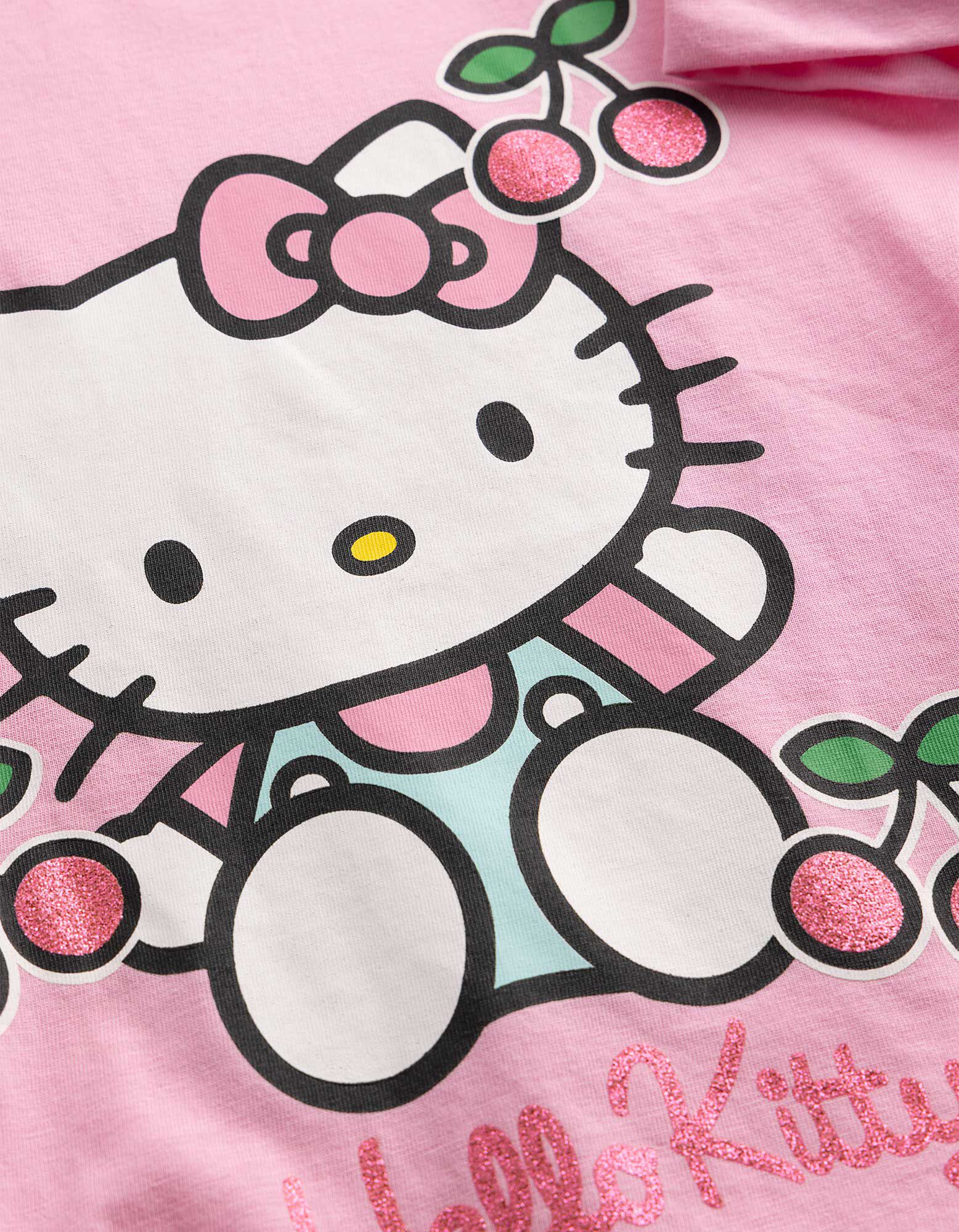 T-shirt - Hello Kitty - Lichtroze