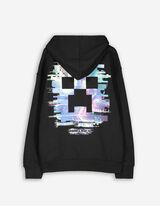 bluza z kapturem - Minecraft - ciemny niebieski