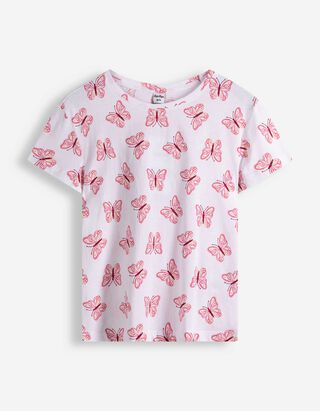 T-shirt - Imprim&eacute; all-over - blanc