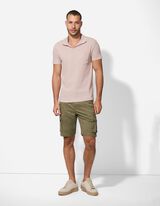 Poloshirt - Wafelstructuur - beige