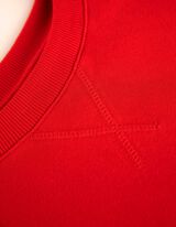 Sweatshirt - Borduursels - rood