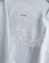 Sweatshirt - Polokragen - hellblau