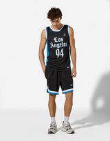 Tanktop - Mesh - Zwart