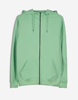 Sportska majica sa zatvaračem - Kapuljača - svijetlo zelena