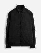 Sweatvest - Ritssluiting - Zwart
