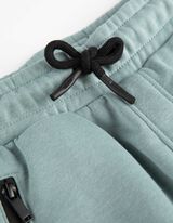 Joggingov&eacute; kalhoty - Ozdobn&eacute; &scaron;vy - svetle  modra