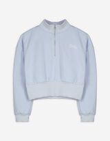 Sweatshirt - Troyer - lichtblauw