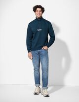 Sweatshirt - Troyer - türkis