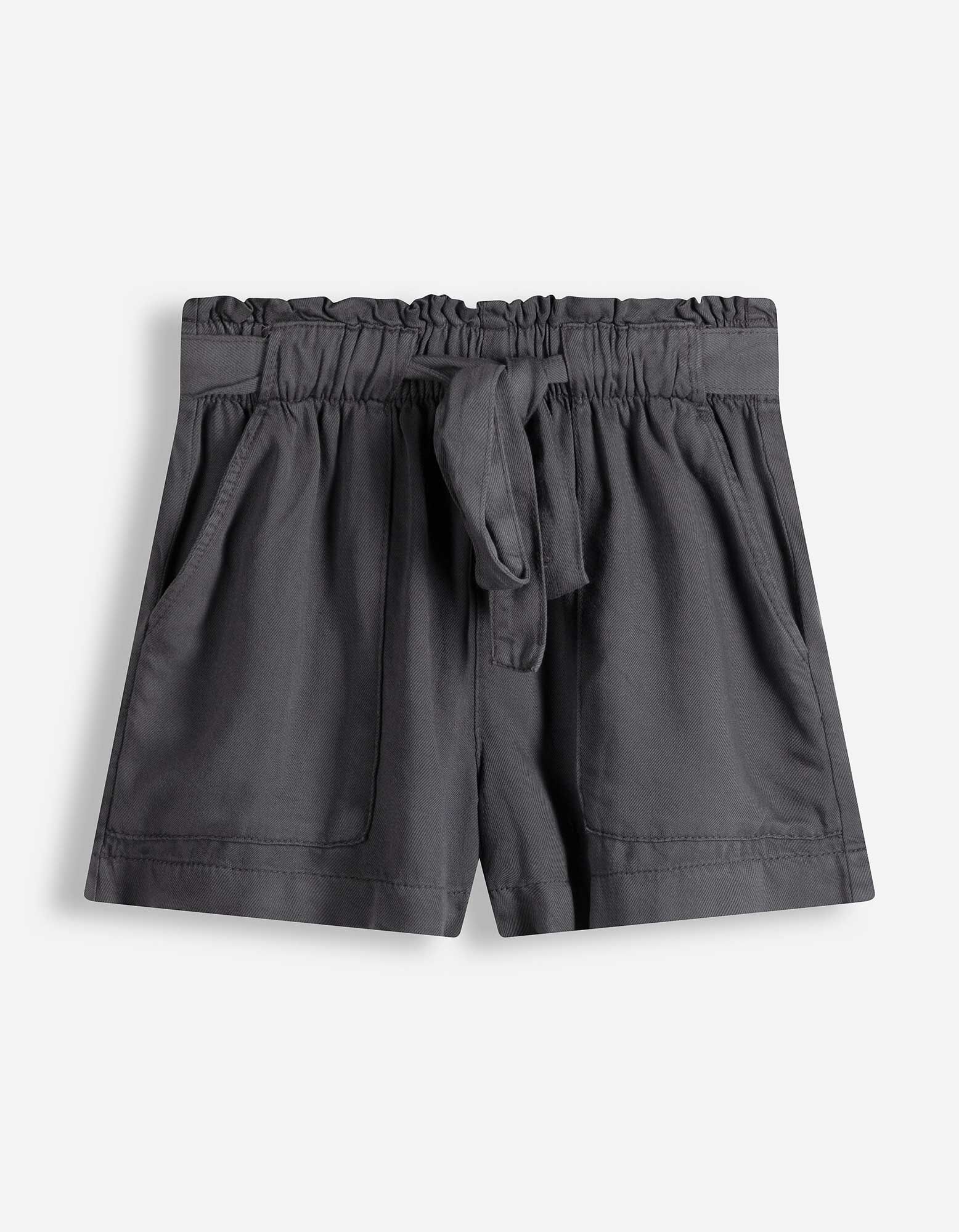 Short - Effen - Donkergrijs