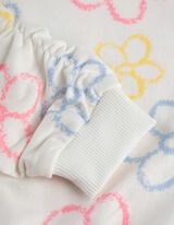 Dukserica - &Scaron;areni print - bela