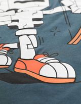 Mar&scaron;kinėliai ilgomis rankovėmis - Minecraft - tamsiai melynas