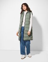Gilet trapuntato - Orlo regolabile - verde scuro