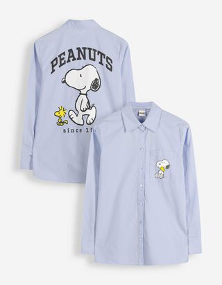 Bluse - Snoopy - hellblau