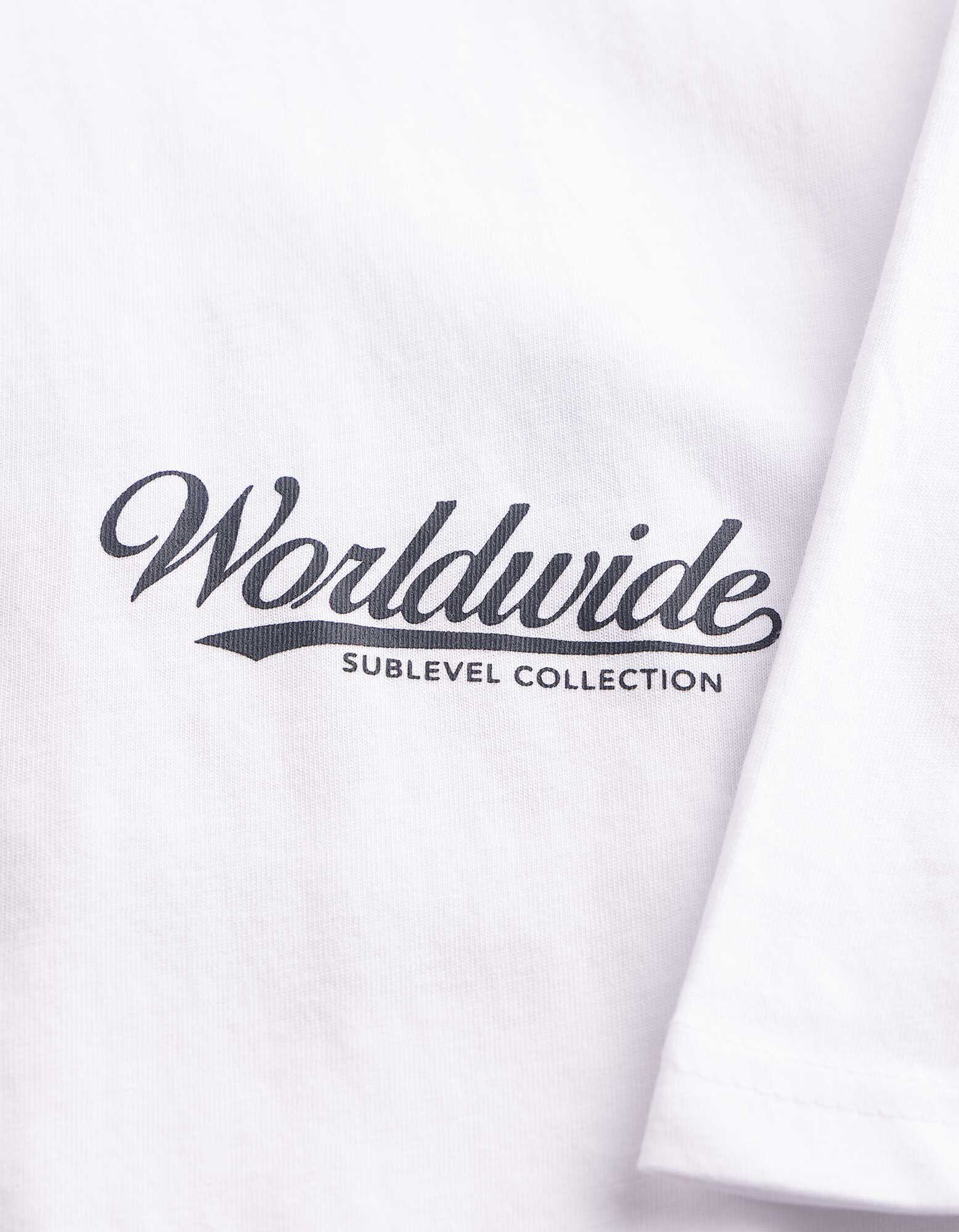 T-Shirt - R&uuml;ckenprint - wei&szlig;