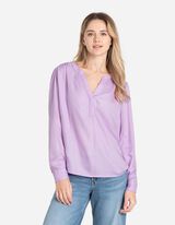Blouse - LENZING&trade; ECOVERO&trade; - lila