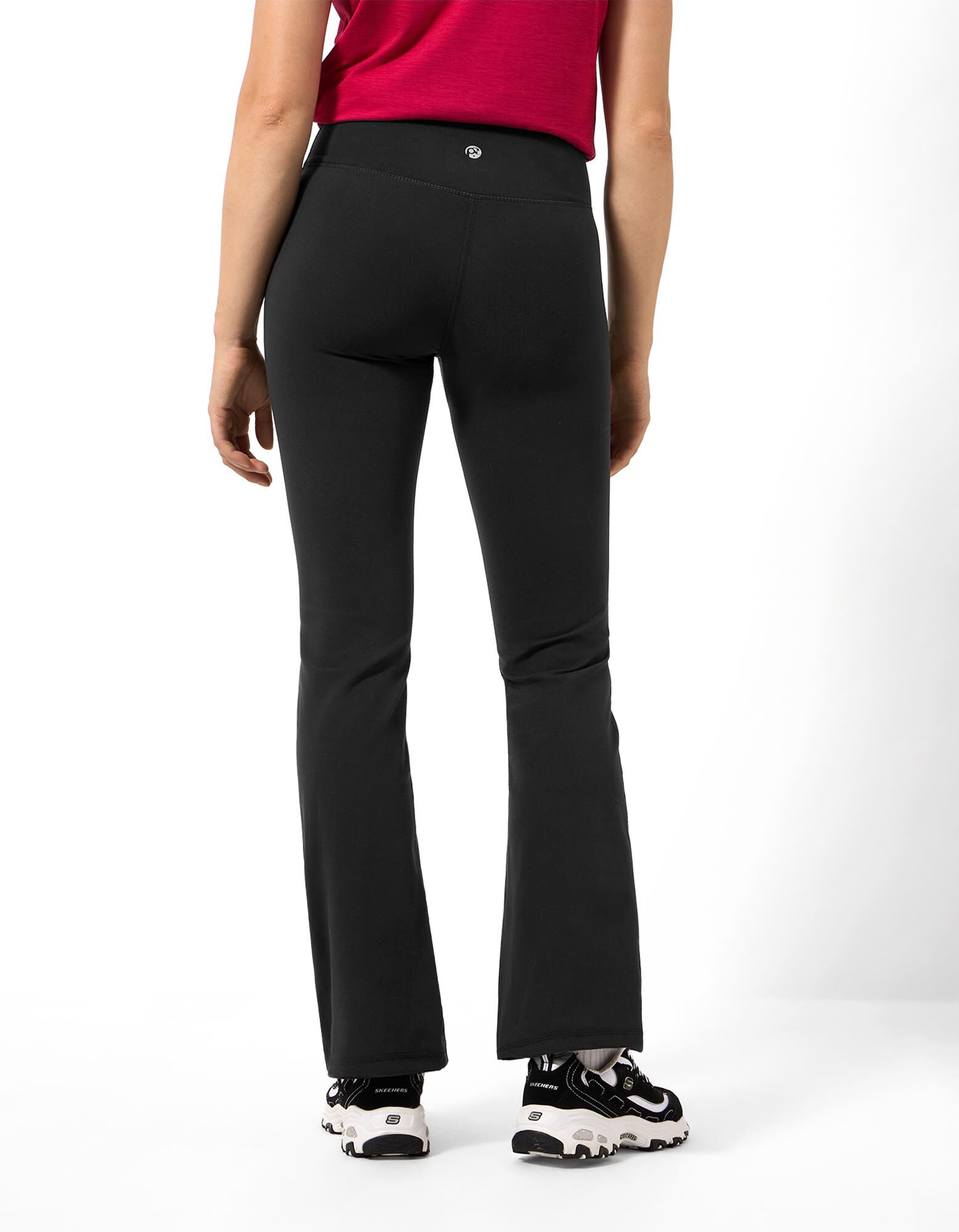 Leggings - Coupe &eacute;vas&eacute;e - noir