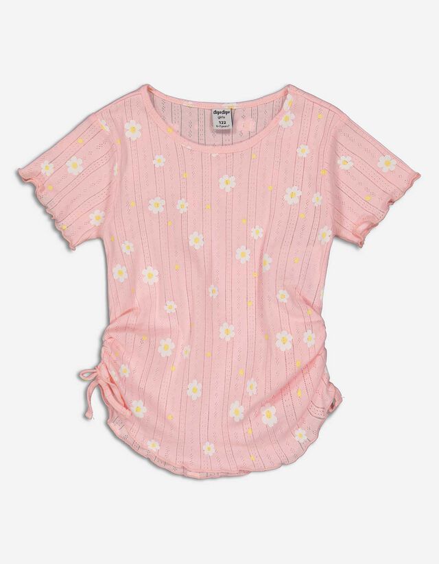 T-shirt - Allacciatura - rosa