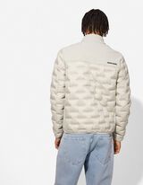 Jacke - Stehkragen - beige