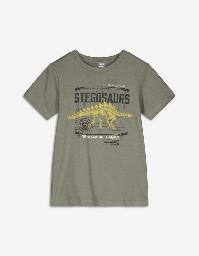 T-shirt - Print - lichtgroen