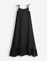 Kleid - einfarbig - schwarz