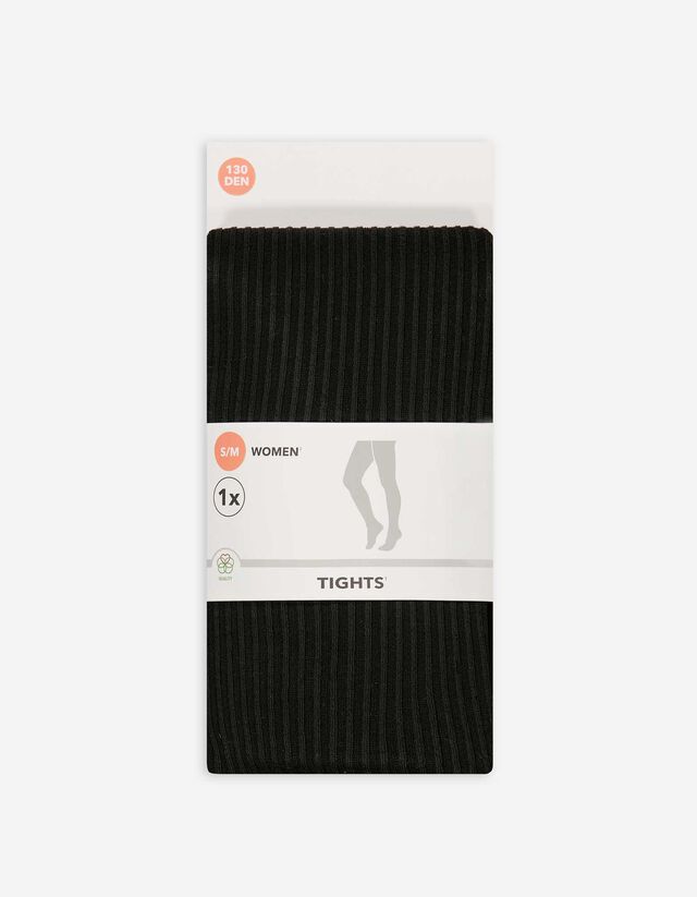 Strumpfhose - einfarbig - schwarz