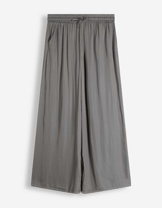 Pyjamahose - Satin - Khaki