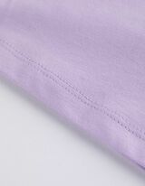 Majica kratkih rukava - Volani - ljubicasta