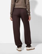 Hlače - Balonastega kroja - temno rjava