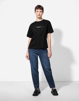 Majica kratkih rukava - Prednja štampa - crno