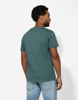 T-Shirt - Brusttasche - dunkelgr&uuml;n