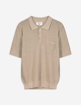 Poloshirt - Polokragen - beige