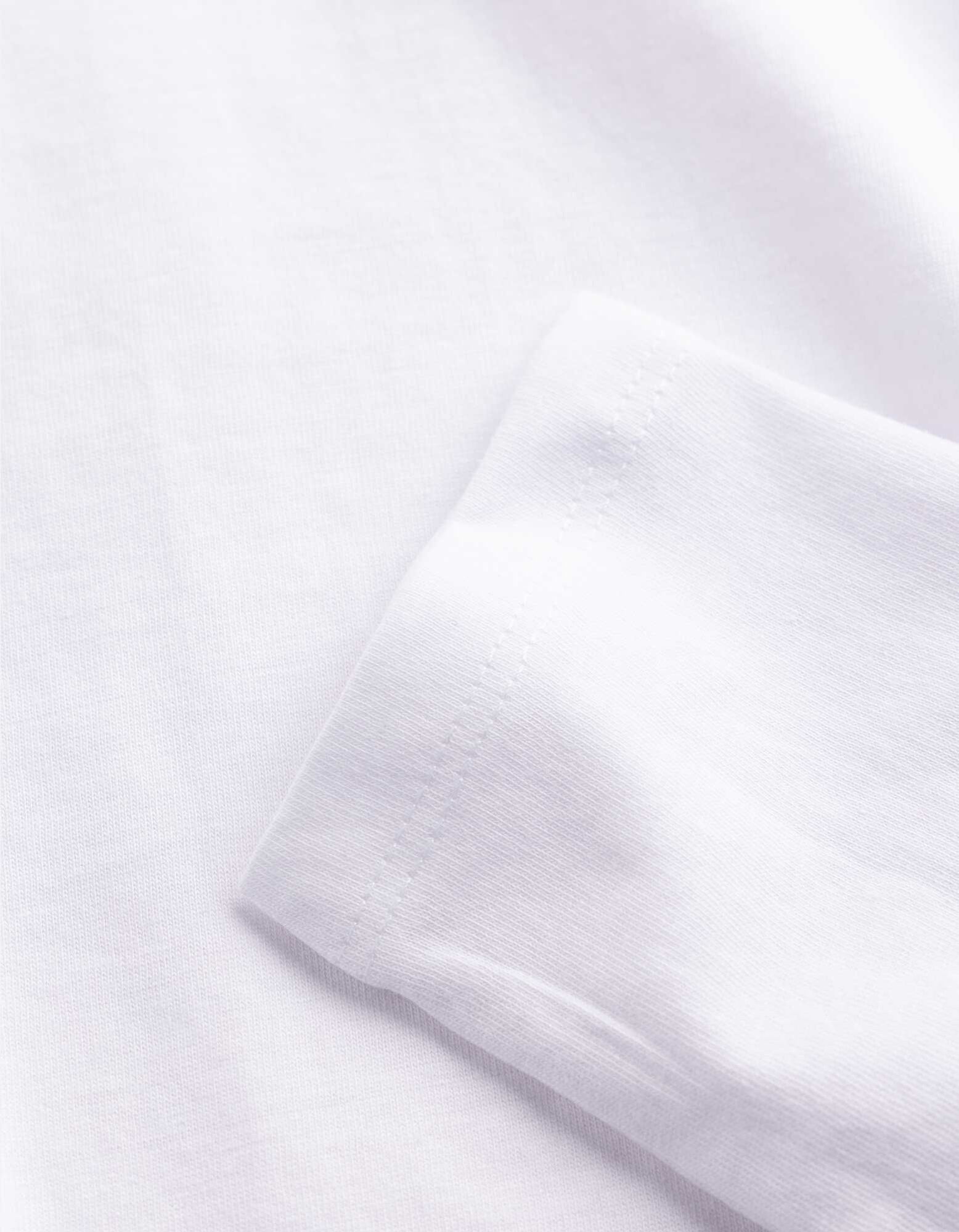Langarmshirt - Basic - Wei&szlig;