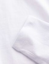 Langarmshirt - Basic - Wei&szlig;