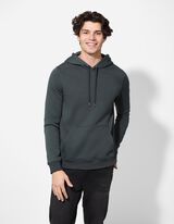 bluza z kapturem - Mieszanka bawełny - ciemny zielony