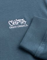 T-shirt &agrave; manches longues - Coupe oversize - bleu fonc&eacute;
