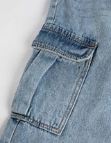 Kelnės su ki&scaron;enėmis - Ilgas - melynas