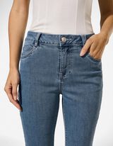 Capri-stiilis p&uuml;ksid - Skinny Fit - sinine