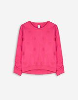 Pulóver - Elszórt nyomott minta - pink