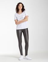 Tricou - Imprimeu mesaj - Alb