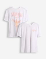 T-Shirt - Nirvana - wei&szlig;
