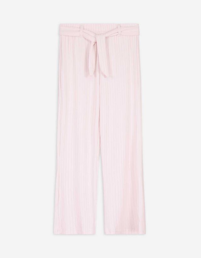 Culotte - Bindegürtel - rosa