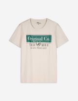 T-shirt - Stampa frontale - beige
