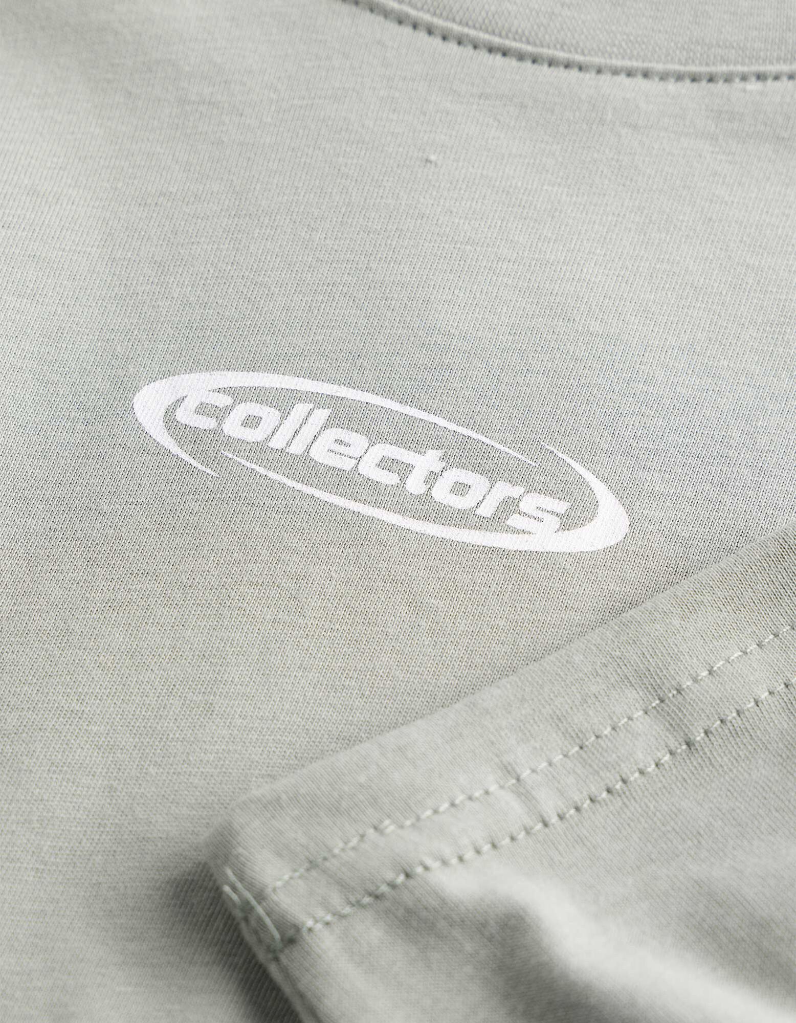 Langarmshirt - Frontprint - Hellgr&uuml;n