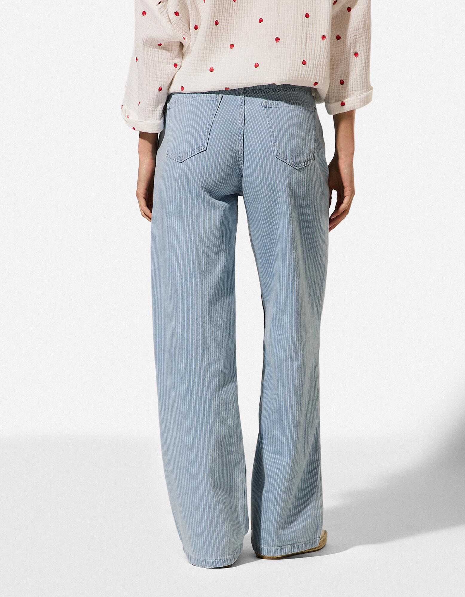 Jeans - Strepen - blauw