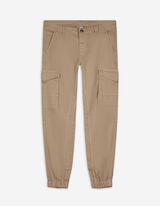 Cargo nohavice - Twill - tmavobezova