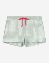 Pantaloni scurți de pijama - Imprimeu allover - Verde deschis