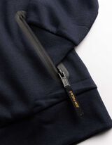 Sweatjacke - Stehkragen - dunkelblau