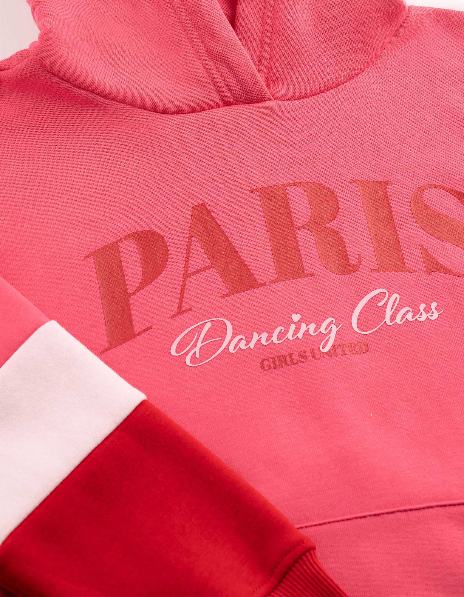 Sweatshirt - Blockmuster - Pink