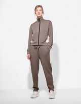 Jogger pants - Contrasterende inzetten - beige